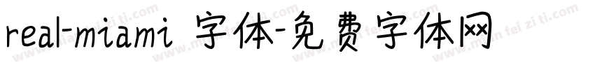 real-miami 字体字体转换
